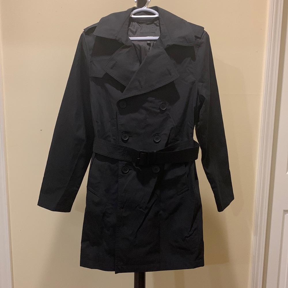 Express Trench Coat Jacket Black